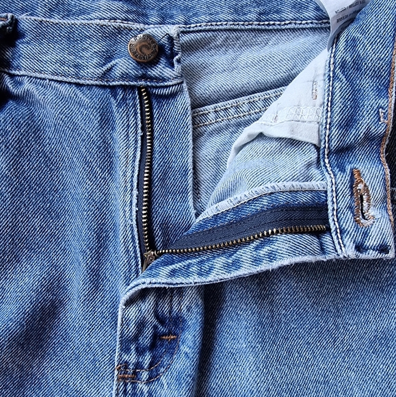 Mens Vintage RUSTLER Medium Wash Bootcut Denim Jeans 👖 Size 32 - Picture 3 of 8